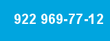 922 969-77-12